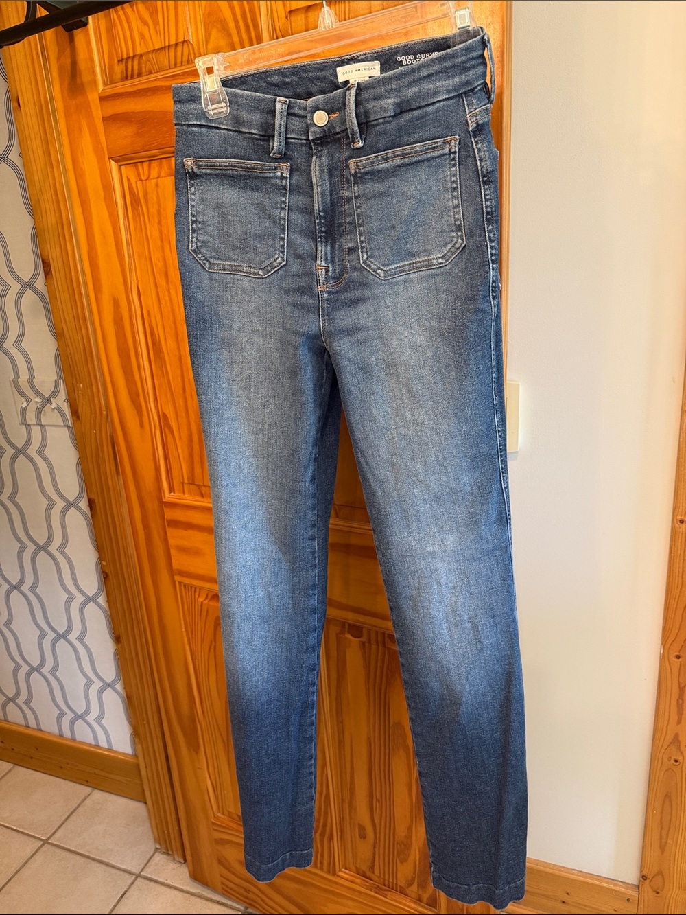 Good American Good Curve Bootcut Dark Blue Women’s Jeans